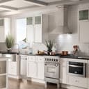 24 In. 2.8 Cu. Ft. Legacy Dual Fuel Range With 4 Burner Gas Cooktop And Electric Convection Oven In Satin Stainless Steel view 13