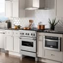 30" 4.0 cu. ft. Dual Fuel Range with Gas Stove and Electric Oven in DuraSnow® Stainless Steel (RAS-30) -DuraSnow Stainless Steel® view 5