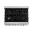 36" 4.6 cu. ft. Dual Fuel Range with Gas Stove and Electric Oven in DuraSnow® (RAS-36) view 12