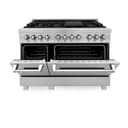 48" 6.0 cu. ft. Dual Fuel Range with Gas Stove and Electric Oven in DuraSnow® Stainless Steel (RAS-48) -DuraSnow Stainless Steel® view 20
