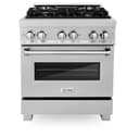 30" 4.0 cu. ft. Dual Fuel Range with Gas Stove and Electric Oven in DuraSnow® (RAS-30) -DuraSnow® with Brass Burners view 22