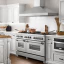 60" 7.4 cu. ft. Dual Fuel Range with Gas Stove and Electric Oven (RAS-60) view 8