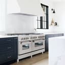 60" 7.4 cu. ft. Dual Fuel Range with Gas Stove and Electric Oven (RAS-60) view 5