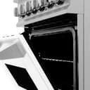 24" 2.8 cu. ft. Dual Fuel Range with Gas Stove and Electric Oven in DuraSnow® Stainless Steel (RAS-24) - DuraSnow® With Matte Door view 11