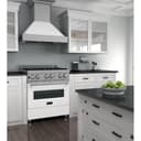 30" 4.0 cu. ft. Dual Fuel Range with Gas Stove and Electric Oven in DuraSnow® Stainless Steel (RAS-30) view 14