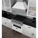 30" 4.0 cu. ft. Dual Fuel Range with Gas Stove and Electric Oven in DuraSnow® Stainless Steel (RAS-30) view 15
