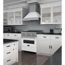 30" 4.0 cu. ft. Dual Fuel Range with Gas Stove and Electric Oven in DuraSnow® Stainless Steel (RAS-30) view 16