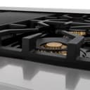AutographEdition 48 in. 6.0 cu. ft. Dual Fuel Range with Gas Stove and Electric Oven in Fingerprint Resistant Stainless Steel with Black Matte Door and Champagne Bronze Accents view 16