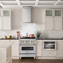 AutographEdition 30" 4.0 cu. ft. Dual Fuel Range with Gas Stove and Electric Oven in Fingerprint Resistant Stainless Steel with Champagne Bronze Accents view 2