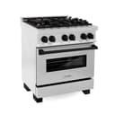 Autograph Edition 30" 4.0 cu. ft. Dual Fuel Range with Gas Stove and Electric Oven with Matte Black Accents view 1