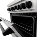Autograph Edition 30" 4.0 cu. ft. Dual Fuel Range with Gas Stove and Electric Oven with Matte Black Accents view 11