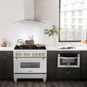 Autograph Edition 36" 4.6 cu. ft. Dual Fuel Range with Gas Stove and Electric Oven with Gold Accents view 10