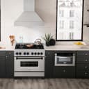 Autograph Edition 36" 4.6 cu. ft. Dual Fuel Range with Gas Stove and Electric Oven with Matte Black Accents view 2