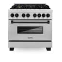 Autograph Edition 36" 4.6 cu. ft. Dual Fuel Range with Gas Stove and Electric Oven with Matte Black Accents view 3
