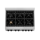 Autograph Edition 36" 4.6 cu. ft. Dual Fuel Range with Gas Stove and Electric Oven with Matte Black Accents view 9