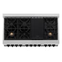 Autograph Edition 48" 6.0 cu. ft. Dual Fuel Range with Gas Stove and Electric Oven with Matte Black Accents view 19