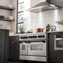Autograph Edition 48" 6.0 cu. ft. Dual Fuel Range with Gas Stove and Electric Oven with Matte Black Accents view 13