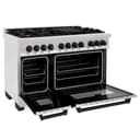Autograph Edition 48" 6.0 cu. ft. Dual Fuel Range with Gas Stove and Electric Oven with Matte Black Accents view 3