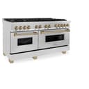Autograph Edition 60" 7.4 cu. ft. Dual Fuel Range with Gas Stove and Electric Oven with Champagne Bronze Accents view 4