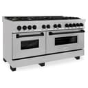 Autograph Edition 60" 7.4 cu. ft. Dual Fuel Range with Gas Stove and Electric Oven with Matte Black Accents view 1