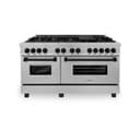 Autograph Edition 60" 7.4 cu. ft. Dual Fuel Range with Gas Stove and Electric Oven with Matte Black Accents view 18