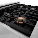 Autograph Edition 30" 4.0 cu. ft. Dual Fuel Range with Gas Stove and Electric Oven with White Matte Door and Matte Black Accents view 13