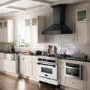 Autograph Edition 36" 4.6 cu. ft. Dual Fuel Range with Gas Stove and Electric Oven with White Matte Door and Matte Black Accents view 16