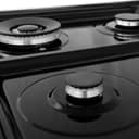24" 2.8 cu. ft. Dual Fuel Range with Gas Stove and Electric Oven and White Matte Door view 2
