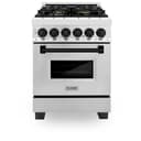 Autograph Edition 24" 2.8 cu. ft. Dual Fuel Range with Gas Stove and Electric Oven with Matte Black Accents view 4