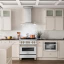 Autograph Edition 30" 4.0 cu. ft. Dual Fuel Range with Gas Stove and Electric Oven with Champagne Bronze Accents view 2