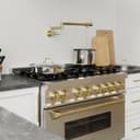Autograph Edition 36" 4.6 cu. ft. Dual Fuel Range with Gas Stove and Electric Oven with Champagne Bronze Accents view 13