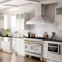 Autograph Edition 48" 6.0 cu. ft. Dual Fuel Range with Gas Stove and Electric Oven with Gold Accents view 19