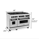 Autograph Edition 48" 6.0 cu. ft. Dual Fuel Range with Gas Stove and Electric Oven with Accents view 22