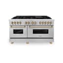 Autograph Edition 60" 7.4 cu. ft. Dual Fuel Range with Gas Stove and Electric Oven with Champagne Bronze Accents view 4