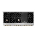 Autograph Edition 60" 7.4 cu. ft. Dual Fuel Range with Gas Stove and Electric Oven with Champagne Bronze Accents view 5