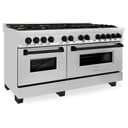 Autograph Edition 60" 7.4 cu. ft. Dual Fuel Range with Gas Stove and Electric Ovenundefined with Accents (RAZ-60) - Matte view 1