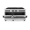 Autograph Edition 60" 7.4 cu. ft. Dual Fuel Range with Gas Stove and Electric Ovenundefined with Accents (RAZ-60) - Matte view 20
