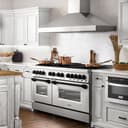 Autograph Edition 60" 7.4 cu. ft. Dual Fuel Range with Gas Stove and Electric Ovenundefined with Accents (RAZ-60) - Matte view 3