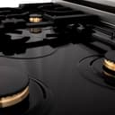 Autograph Edition 24" 2.8 cu. ft. Dual Fuel Range with Gas Stove and Electric Oven with White Matte Door and Gold Accents view 10