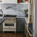 Autograph Edition 30" 4.0 cu. ft. Dual Fuel Range with Gas Stove and Electric Oven with White Matte Door and Champagne Bronze Accents view 5