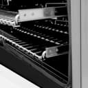 AutographEdition 48" 6.0 cu. ft. Dual Fuel Range with Gas Stove and Electric Oven in Stainless Steel with White Matte Door and Matte Black Accents view 7