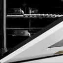 Autograph Edition 60" 7.4 cu. ft. Dual Fuel Range with Gas Stove and Electric Oven with White Matte Door and Champagne Bronze Accents view 9