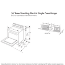30" Free-Standing Electric Range view 9