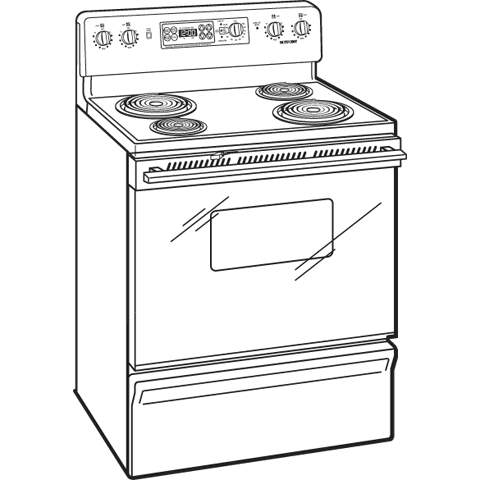 30" Free-Standing Electric Range