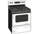 30" Free-Standing Electric Range view 3