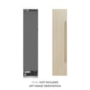 Autograph Edition 18 in. 8.6 cu. ft. Panel Ready Left Hinge Column Freezer with Graphite Gray Interior and Champagne Bronze Accents view 13