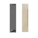 Autograph Edition 18 in. 8.6 cu. ft. Panel Ready Left Hinge Column Freezer with Graphite Gray Interior and Champagne Bronze Accents view 20
