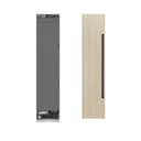 Autograph Edition 18 in. 8.6 cu. ft. Panel Ready Left Hinge Column Freezer with Graphite Gray Interior and Matte Black Accents view 3