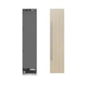 18 in. 8.6 cu. ft. Panel Ready Right Hinge Column Freezer with Graphite Gray Interior view 21