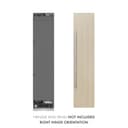18 in. 8.6 cu. ft. Panel Ready Right Hinge Column Freezer with Graphite Gray Interior view 3